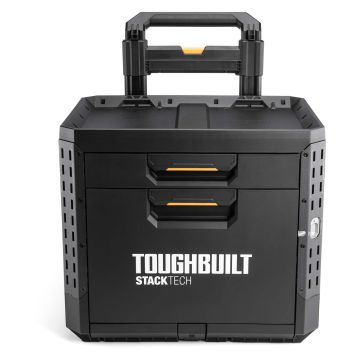ToughBuilt StackTech 2-Drawer Rolling Locking Box