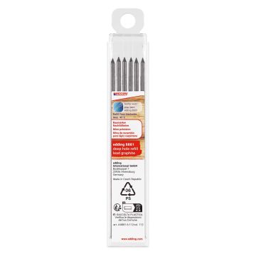 Edding 8881 Deep Hole Pencil Graphite Refill Leads Pack of 6