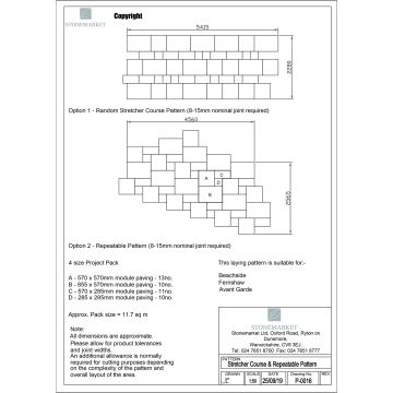 Stonemarket Fernshaw® Sandstone Project Pack Barley 20.93m²