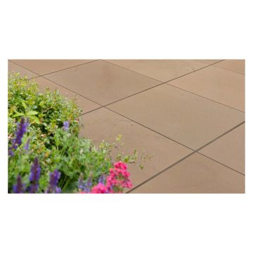 Stonemarket Avant-Garde Sandstone Paving Slab Oatmeal 1210 x 310 x 22mm 9.38m²