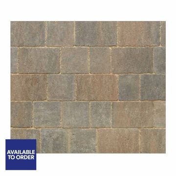 Stonemarket Trident® Paver Burnt Ochre 160x160x50mm 10.91 m²