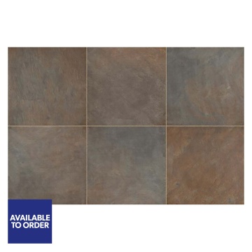 Stonemarket Lucent Porcelain Paving Slab Copper 600x600x20mm 23.04 m²