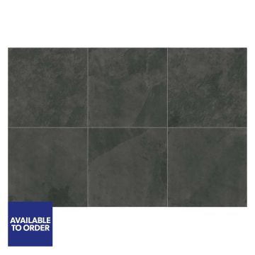 Stonemarket Fortuna Porcelain Paving Slab Black 600x900x20mm 25.92 m²