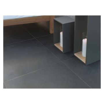 Stonemarket Fortuna Porcelain Paving Slab Black 600x900x20mm 25.92 m²