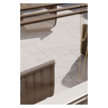 Vitripiazza Anno Lite Grey Porcelain Paving Slabs 900 x 600 x 16mm Pack of 2 