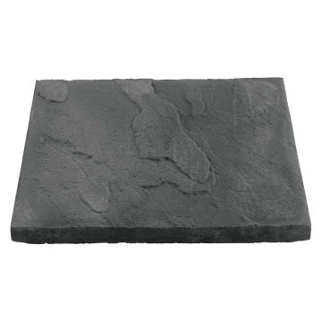 Stonemarket Ryton Riven Utility Paving Slab Charcoal 600 x 600 x 38mm