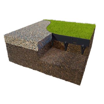 CORE EDGE 65mm Black Premium Lawn Edging