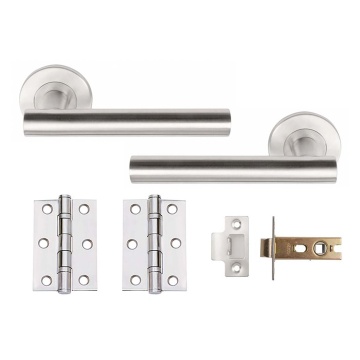Zenith Privacy Door Handle Pack Satin Stainless Steel