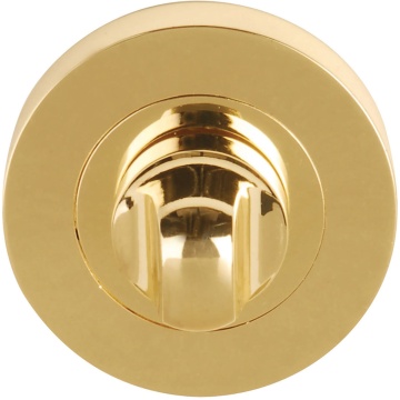 Dale Bathroom Thumbturn Set Polished Brass