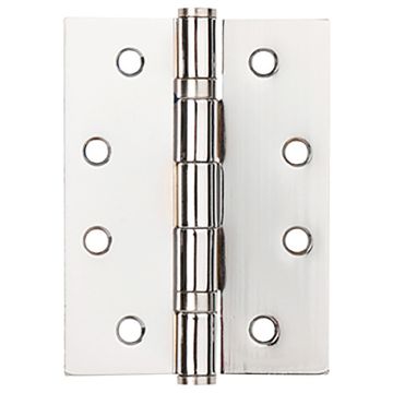Ball Bearing Butt Hinges Polished Chrome 100 x 75mm Pk 24