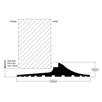 Brosse à Poils STORMGUARD 05SR750007MGR Pour Porter De Garage, Auto-adhésive, Noire, 7 M - View #8