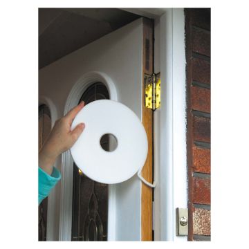 Stormguard Sureseal 3 Self Adhesive Foam Draught Excluder White 15m