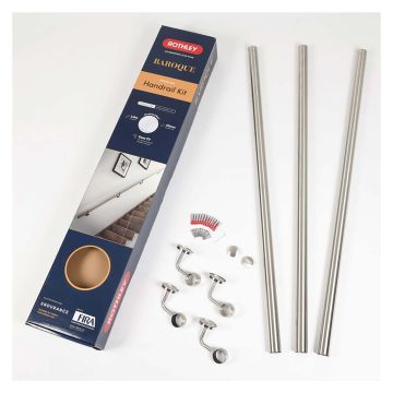 Handrail Kit Brushed Sainless Steel 3.6m