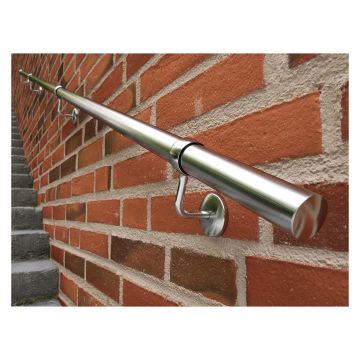 Handrail Kit Brushed Sainless Steel 3.6m