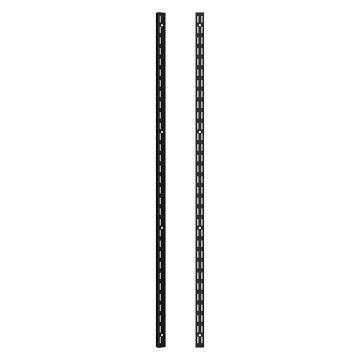 Matt Black Twinslot Shelving Upright 28"
