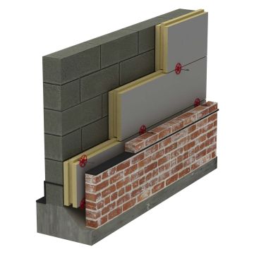 IKO Enertherm ALU Full Fill Cavity Insulation 1200 x 450 x 90mm