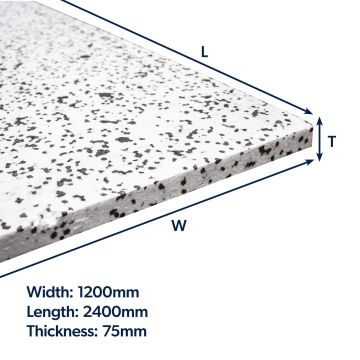 Jabfloor 70 Floor Insulation 2400 x 1200 x 75mm