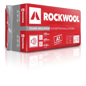 Pannelli Fonoassorbenti Rockwool Rockton – 12 Lastre, 7.32 Mq, Isolamento Acustico Efficace