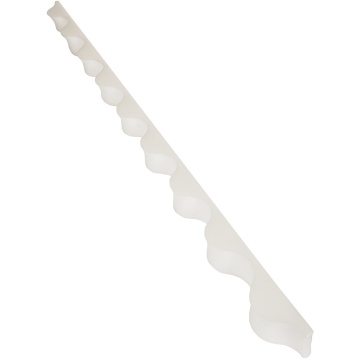 White Foam Eaves Filler For 3" ASB Corrugated Sheet Pack 10