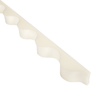 White Foam Eaves Filler For 3" ASB Corrugated Sheet Pack 10