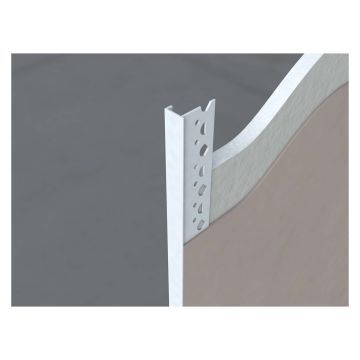 PVC Plaster Edge Bead 12mm x 2.5m White