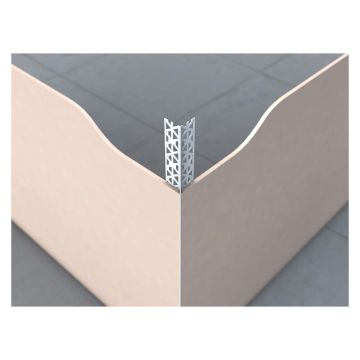PVC Angle Bead 15mm x 3m Ivory