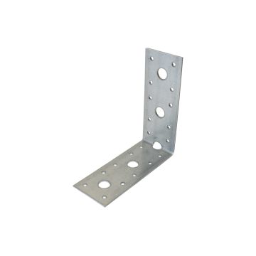 Galvanised Angle Bracket 125 x 125 x 50mm | Builders Metalwork | Selco