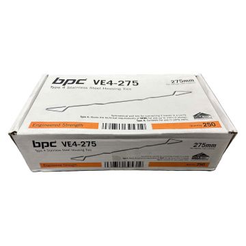 Light Duty Type 4 Housing Wall Tie 275mm Pack 250