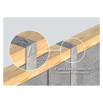 Light Duty Engineered Bent Strap 800mm