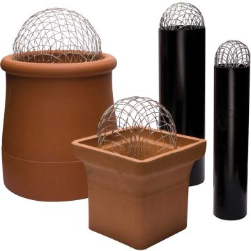 Galvanised Wire Balloon Chimney Cowl 200mm