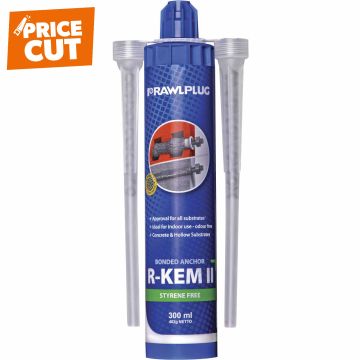 Rawlplug R-Kem Chemical Anchor & Nozzle 300ml
