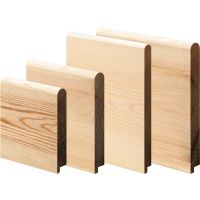Rebated Softwood Window Board 225 x 25mm (9" x 1") NOM  PEFC