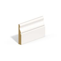 Juego De Arquitrabe De Puerta MDF Cebado – Ogee 70 X 14 Mm – Largo 2.2m – Resistente A Humedad
