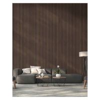 Premium Walnut Acoustic Panel 2440 x 605 x 22mm