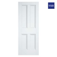 4 Panel Primed White Doors