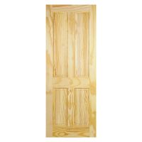 4 Panel Clear Pine Internal Door