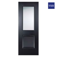 Arnhem Glazed Primed Plus Black Doors