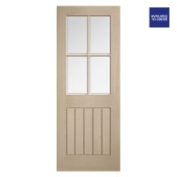 Mexicano Clear Glazed Pre-Finished Blonde Oak Door 1981 x 762mm