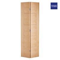 Vancouver Pre-Finished Oak Bi-Fold Doors 1981 x 762mm