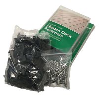 Alchemy Urban Wood Plastic Composite Deck Hidden Fixing Clips Pack of 100 Inc Driver