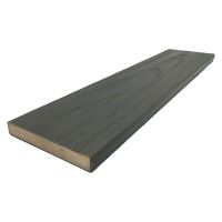 Solid Composite Deck Board Skirting Trim Dark Grey 2.4m