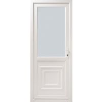 uPVC Rear Door Set Clear Glass  LHH 2XG 2090 x 840mm