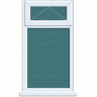 uPVC Window 610 x 1040mm 2PTOV Obscure Glazed A Rated