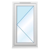uPVC Clear Glazed FL Window LH