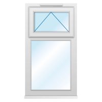 uPVC Clear Glazed 2PTOV Window