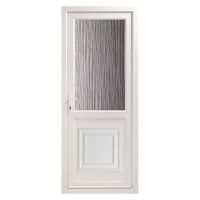 Smart Security Obscure Glazed Right-Hung uPVC Door Set 840 x 2085mm
