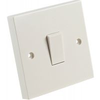 1 Gang 2 Way Switch 10A White