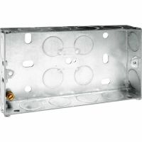 BG 2 Gang 25mm Steel Knockout Box