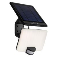 Luceco Solar PIR Floodlight With Detachable Solar Panel