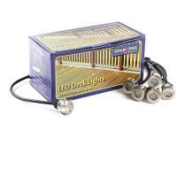 LED Deck Light Kit With 6 Lights - White